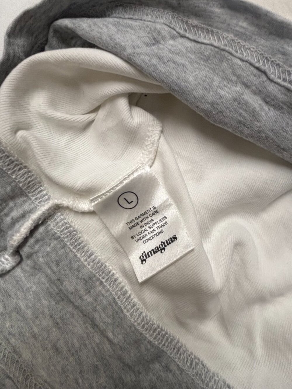 Gimaguas White Samm Layered T-Shirt - Long Sleeve - Picture 3 of 3